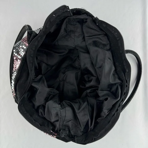 Victoria’s Secret Silver and Pink Sequin Tote Bag - Picture 3 of 4